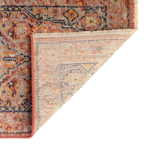 Brick Red 3' 11 x 3' 11 Lola Square Area Rug Polypropylene With Jute Backing Traditional Pattern Easy Clean Carpet for Home Interior Design for Sale at Rug Engine
