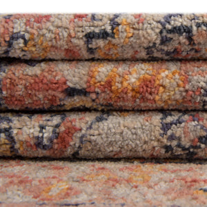 Brick Red 7' 10 x 7' 10 Lola Square Area Rug Polypropylene With Jute Backing Traditional Pattern Easy Clean Carpet for Home Interior Design for Sale at Rug Engine