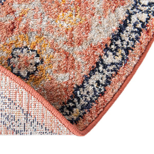 Brick Red 7' 10 x 10' 2 Lola Oval Area Rug Polypropylene With Jute Backing Traditional Pattern Easy Clean Carpet for Home Interior Design for Sale at Rug Engine