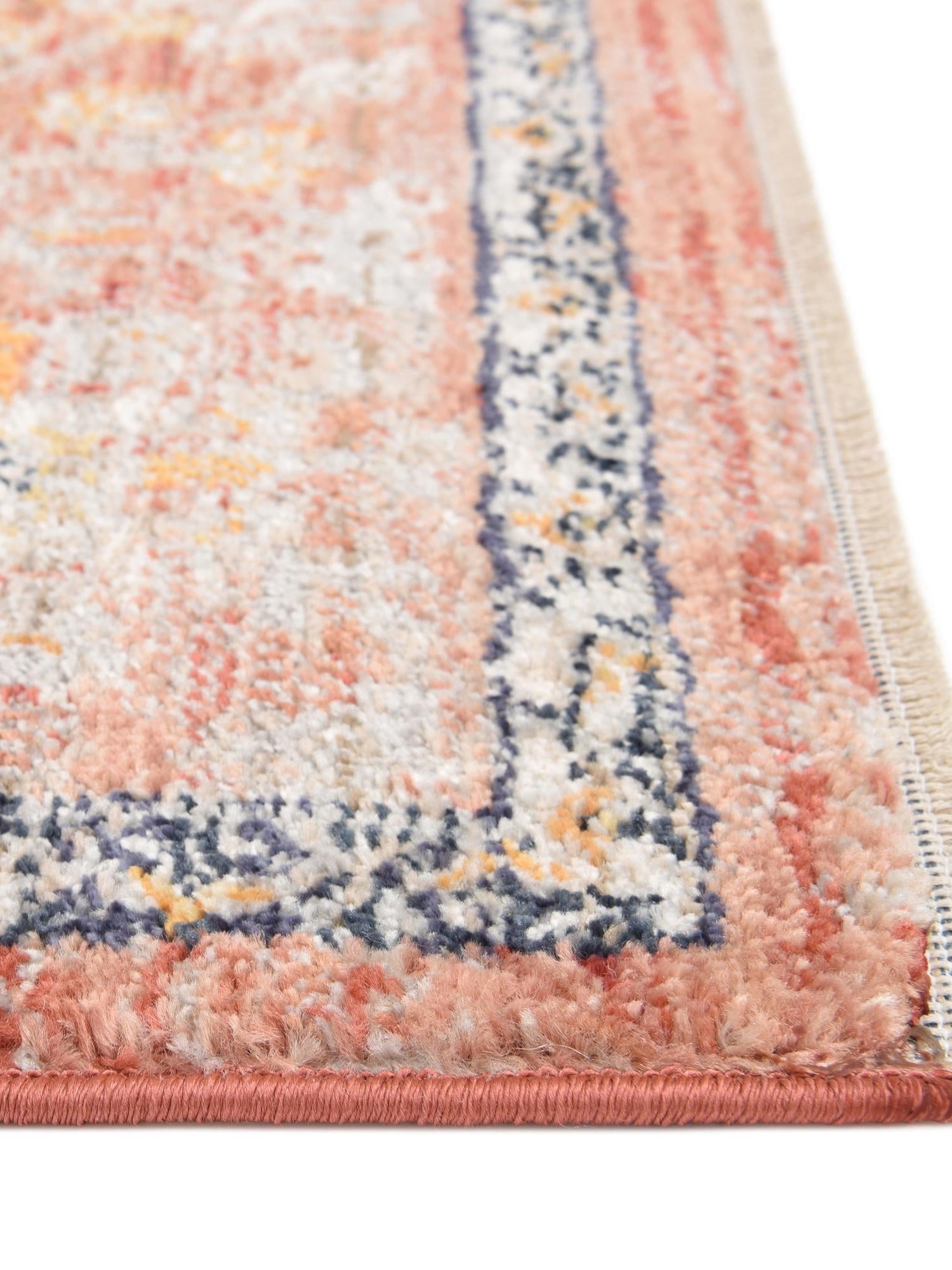 Brick Red 7' 10 x 7' 10 Lola Octagon Area Rug Polypropylene With Jute Backing Traditional Pattern Easy Clean Carpet for Home Interior Design for Sale at Rug Engine