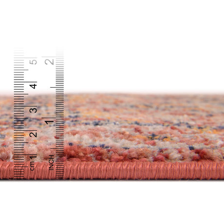 Brick Red 2' 7 x 10' 2 Lola Runner Area Rug Polypropylene With Jute Backing Traditional Pattern Easy Clean Carpet for Home Interior Design for Sale at Rug Engine