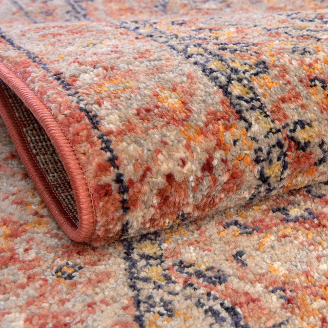 Brick Red 2' 7 x 10' 2 Lola Runner Area Rug Polypropylene With Jute Backing Traditional Pattern Easy Clean Carpet for Home Interior Design for Sale at Rug Engine