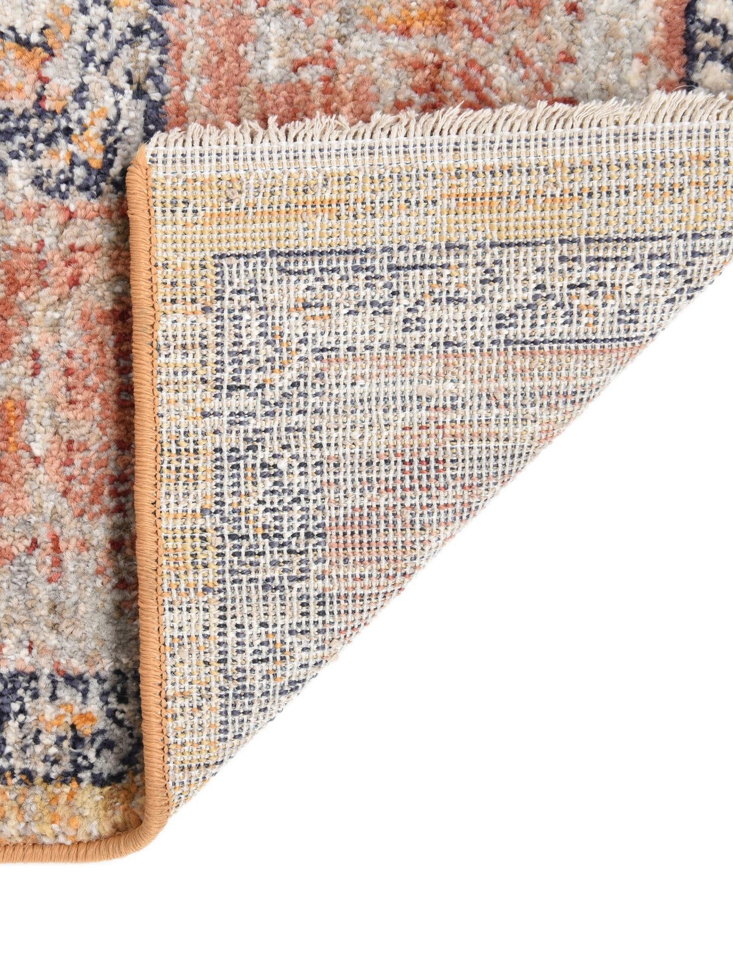 Yellow 6' x 9' 2 Lola Rectangle Area Rug Polypropylene With Jute Backing Traditional Pattern Easy Clean Carpet for Home Interior Design for Sale at Rug Engine
