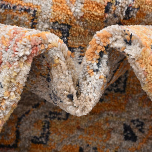Yellow 7' 10 x 7' 10 Lola Octagon Area Rug Polypropylene With Jute Backing Traditional Pattern Easy Clean Carpet for Home Interior Design for Sale at Rug Engine