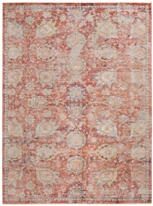 Brick Red 9' x 12' Lola Rectangle Area Rug Polypropylene With Jute Backing Traditional Pattern Easy Clean Carpet for Home Interior Design for Sale at Rug Engine