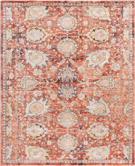 Brick Red 7' 10 x 10' 2 Lola Rectangle Area Rug Polypropylene With Jute Backing Traditional Pattern Easy Clean Carpet for Home Interior Design for Sale at Rug Engine