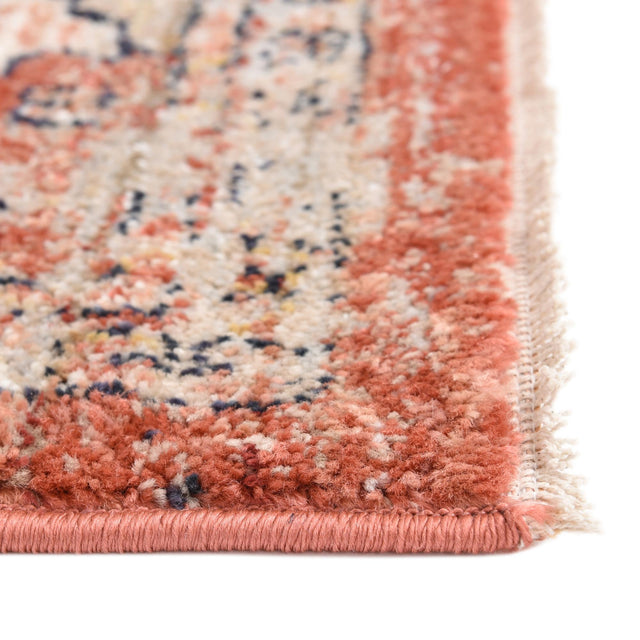 Brick Red 6' x 9' 2 Lola Rectangle Area Rug Polypropylene With Jute Backing Traditional Pattern Easy Clean Carpet for Home Interior Design for Sale at Rug Engine