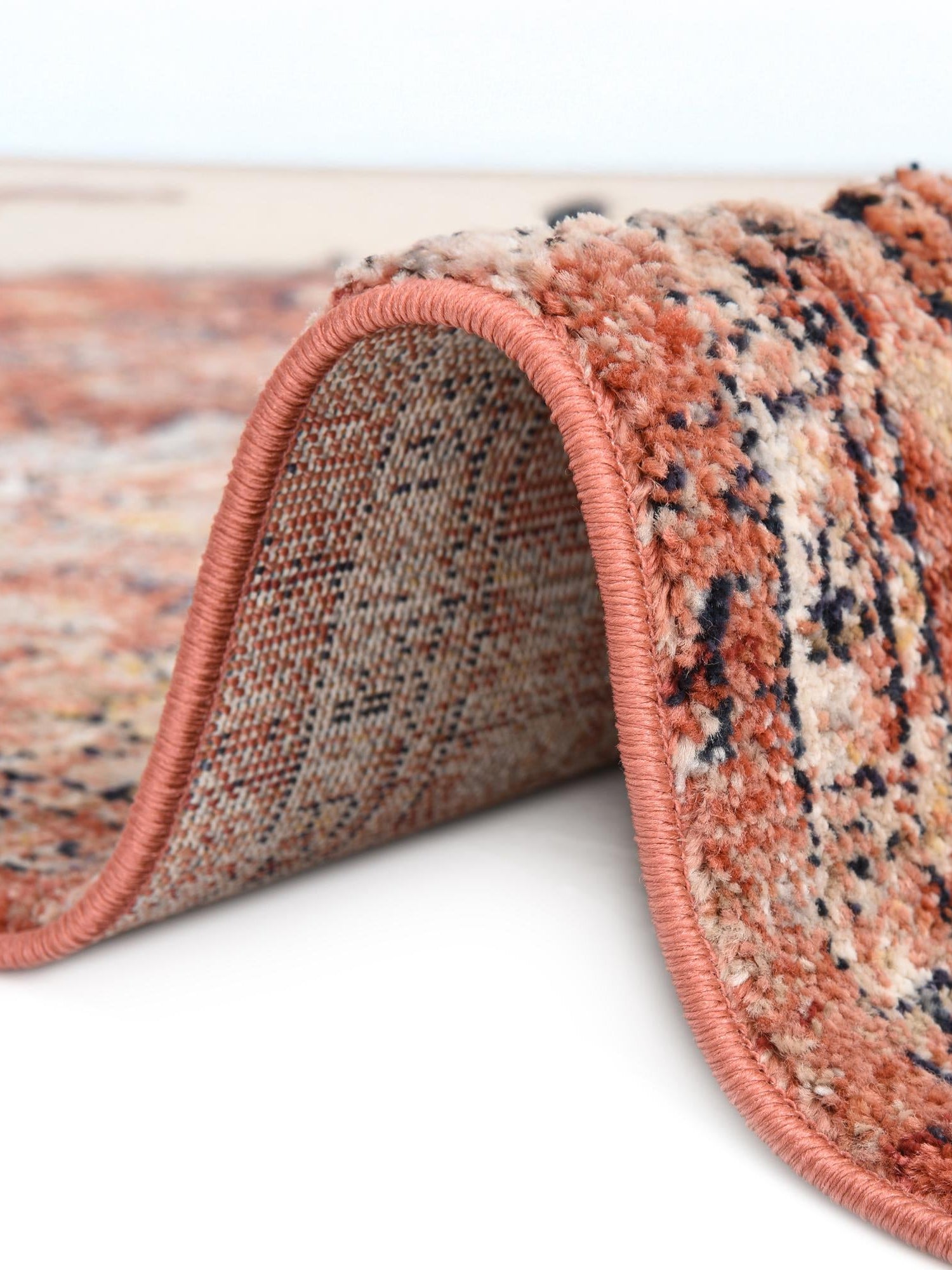 Brick Red 7' 10 x 10' 2 Lola Oval Area Rug Polypropylene With Jute Backing Traditional Pattern Easy Clean Carpet for Home Interior Design for Sale at Rug Engine