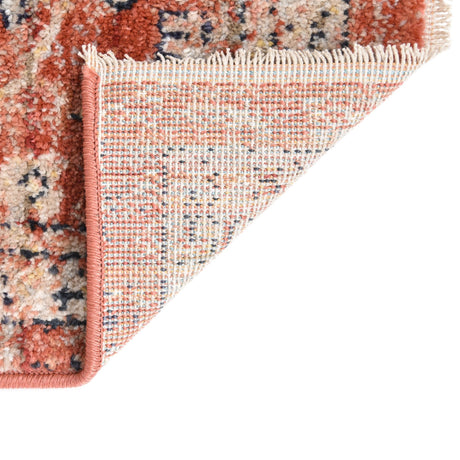 Brick Red 2' x 13' Lola Runner Area Rug Polypropylene With Jute Backing Traditional Pattern Easy Clean Carpet for Home Interior Design for Sale at Rug Engine