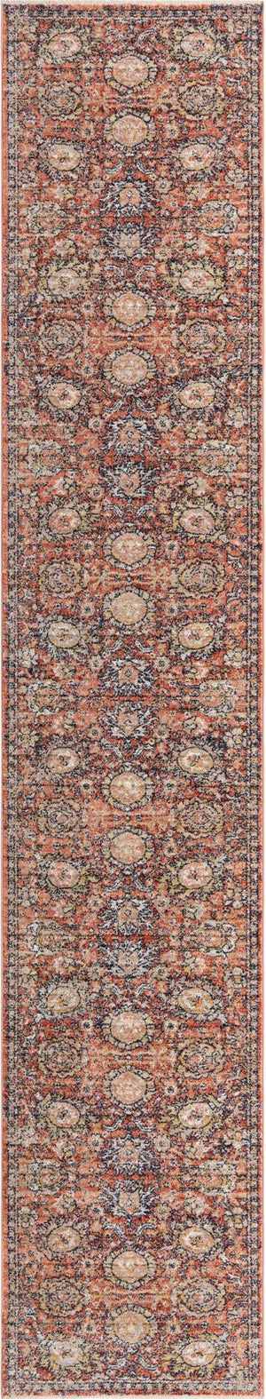 Brick Red 2' 11 x 16' 5 Lola Runner Area Rug Polypropylene With Jute Backing Traditional Pattern Easy Clean Carpet for Home Interior Design for Sale at Rug Engine