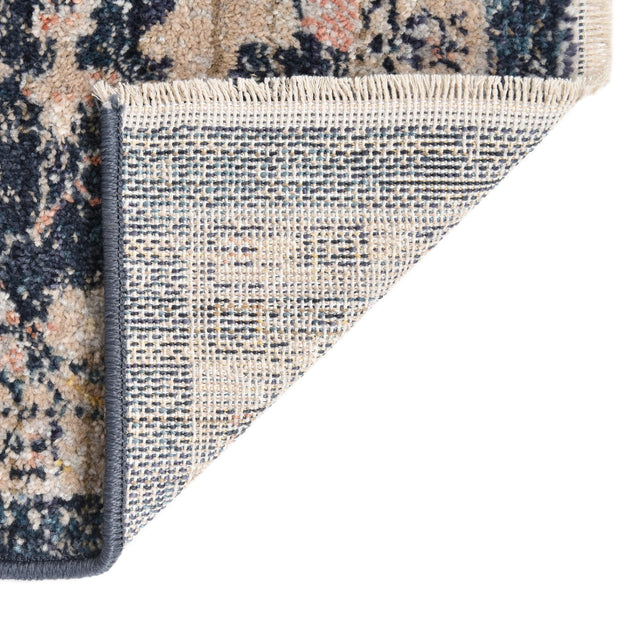 Blue 10' x 12' 4 Lola Rectangle Area Rug Polypropylene With Jute Backing Traditional Pattern Easy Clean Carpet for Home Interior Design for Sale at Rug Engine
