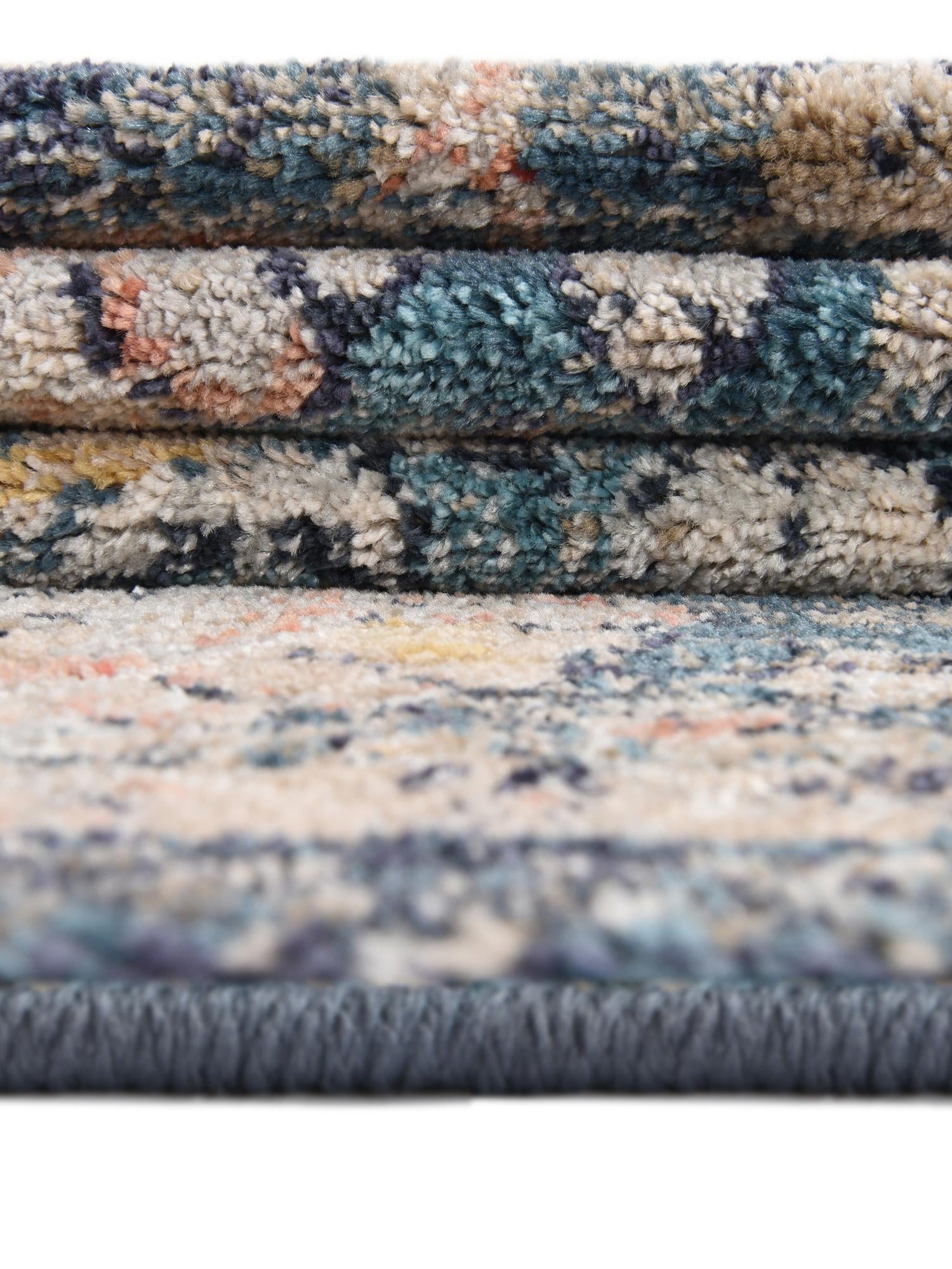 Blue 7' 10 x 10' 2 Lola Oval Area Rug Polypropylene With Jute Backing Traditional Pattern Easy Clean Carpet for Home Interior Design for Sale at Rug Engine