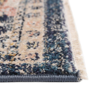 Blue 2' x 5' 11 Lola Runner Area Rug Polypropylene With Jute Backing Traditional Pattern Easy Clean Carpet for Home Interior Design for Sale at Rug Engine