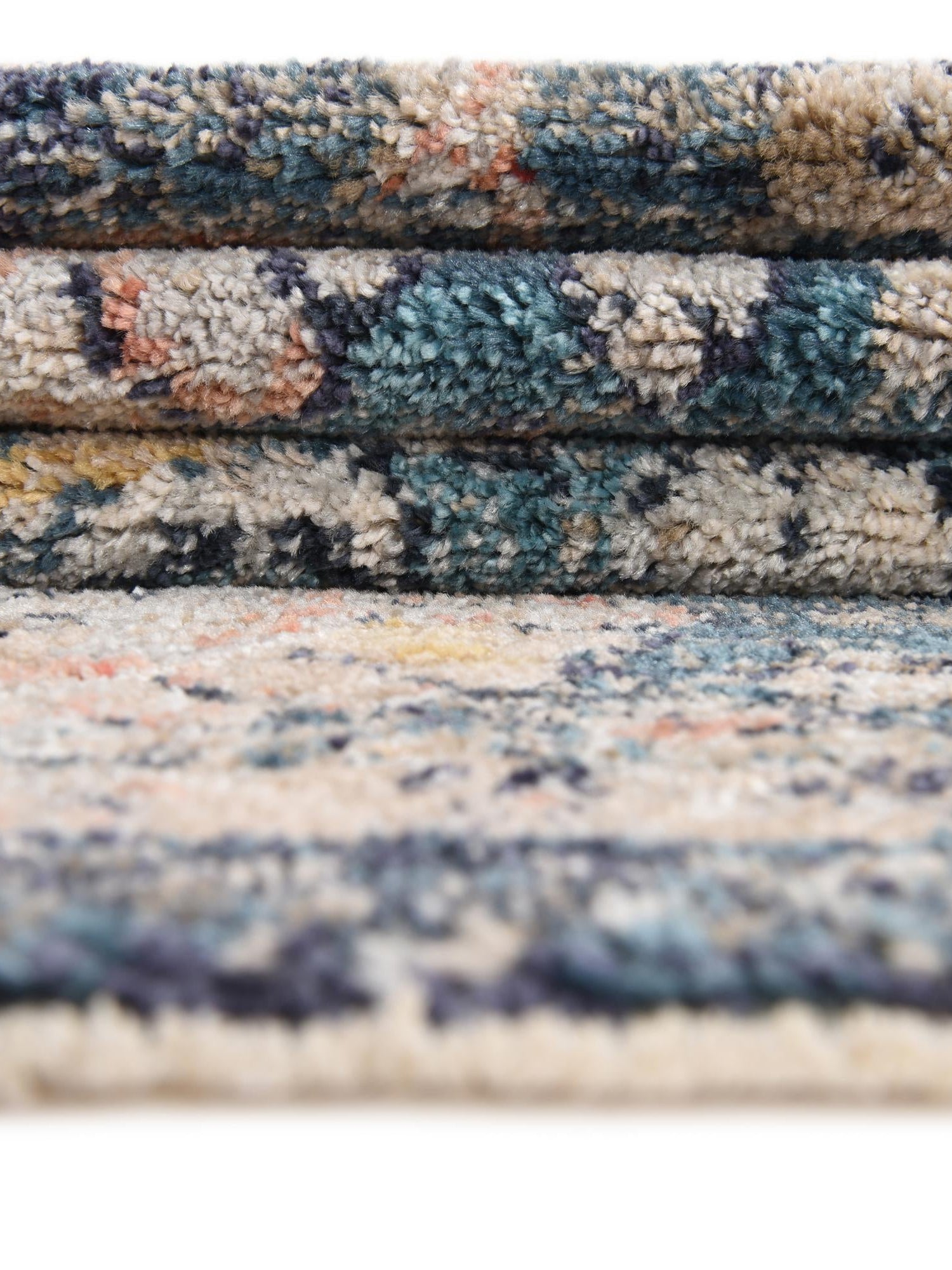 Blue 2' 7 x 10' 2 Lola Runner Area Rug Polypropylene With Jute Backing Traditional Pattern Easy Clean Carpet for Home Interior Design for Sale at Rug Engine