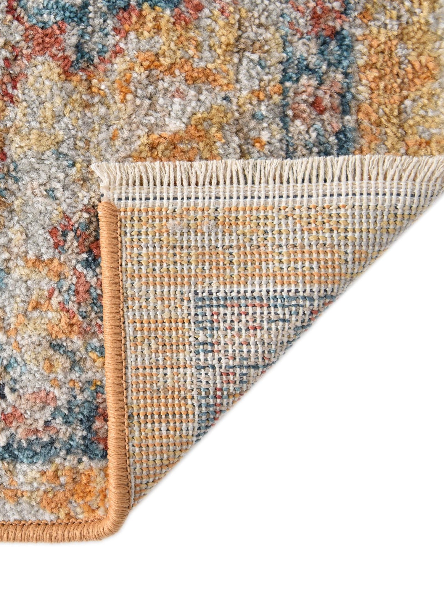 Yellow 2' 11 x 5' 3 Lola Rectangle Area Rug Polypropylene With Jute Backing Traditional Pattern Easy Clean Carpet for Home Interior Design for Sale at Rug Engine