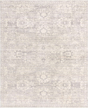 Gray 7' 10 x 10' 2 Lola Rectangle Area Rug Polypropylene With Jute Backing Traditional Pattern Easy Clean Carpet for Home Interior Design for Sale at Rug Engine