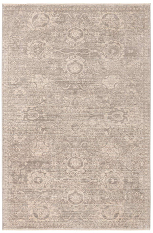Gray 6' x 9' 2 Lola Rectangle Area Rug Polypropylene With Jute Backing Traditional Pattern Easy Clean Carpet for Home Interior Design for Sale at Rug Engine