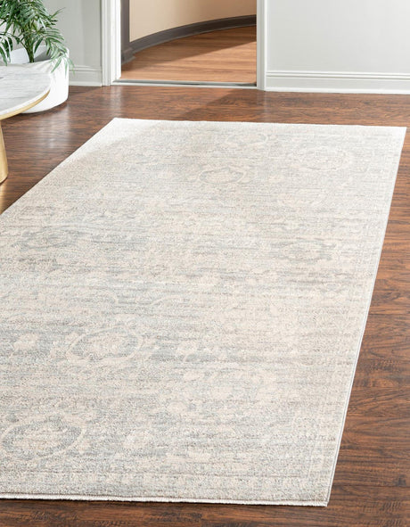 Gray 5' 3 x 8' Lola Rectangle Area Rug Polypropylene With Jute Backing Traditional Pattern Easy Clean Carpet for Home Interior Design for Sale at Rug Engine