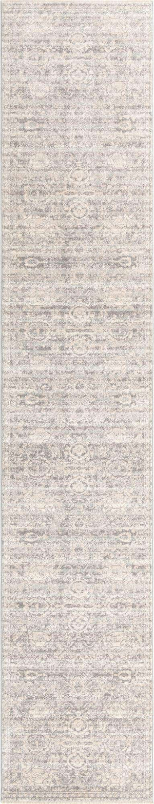 Gray 2' 11 x 16' 5 Lola Runner Area Rug Polypropylene With Jute Backing Traditional Pattern Easy Clean Carpet for Home Interior Design for Sale at Rug Engine