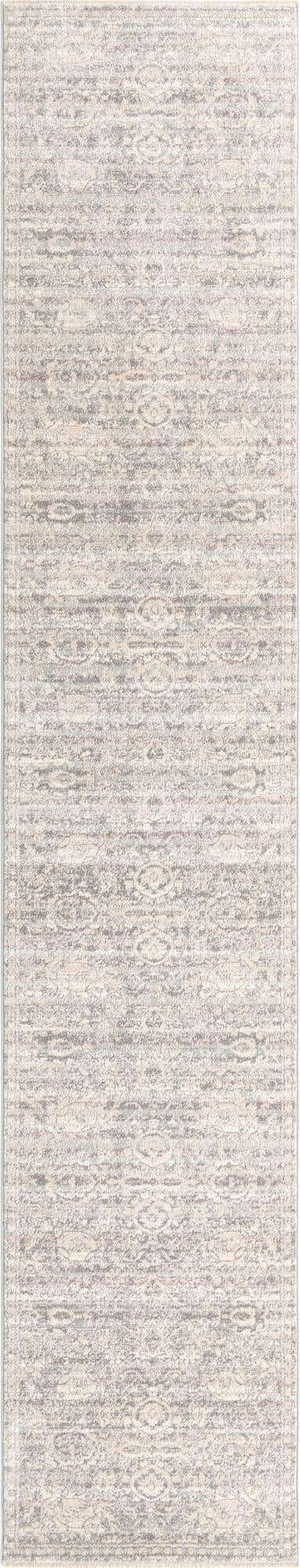 Gray 2' 11 x 16' 5 Lola Runner Area Rug Polypropylene With Jute Backing Traditional Pattern Easy Clean Carpet for Home Interior Design for Sale at Rug Engine
