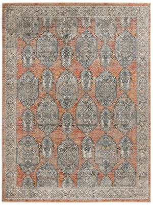 Brick Red 9' x 12' Lola Rectangle Area Rug Polypropylene With Jute Backing Traditional Pattern Easy Clean Carpet for Home Interior Design for Sale at Rug Engine