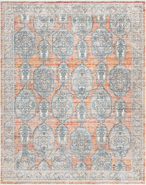Brick Red 7' 10 x 10' 2 Lola Rectangle Area Rug Polypropylene With Jute Backing Traditional Pattern Easy Clean Carpet for Home Interior Design for Sale at Rug Engine