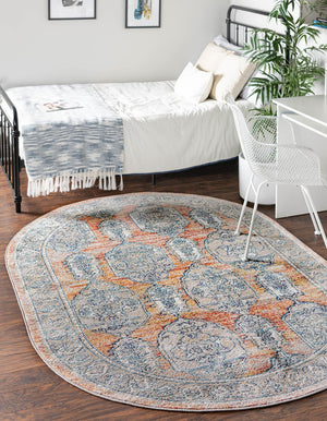 Brick Red 7' 10 x 10' 2 Lola Oval Area Rug Polypropylene With Jute Backing Traditional Pattern Easy Clean Carpet for Home Interior Design for Sale at Rug Engine