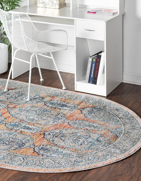 Brick Red 7' 10 x 10' 2 Lola Oval Area Rug Polypropylene With Jute Backing Traditional Pattern Easy Clean Carpet for Home Interior Design for Sale at Rug Engine