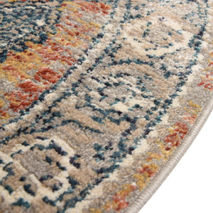 Brick Red 5' 3 x 8' Lola Oval Area Rug Polypropylene With Jute Backing Traditional Pattern Easy Clean Carpet for Home Interior Design for Sale at Rug Engine