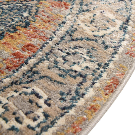 Brick Red 3' 11 x 5' 11 Lola Oval Area Rug Polypropylene With Jute Backing Traditional Pattern Easy Clean Carpet for Home Interior Design for Sale at Rug Engine