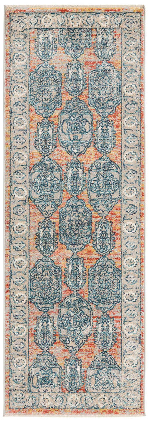 Brick Red 2' x 5' 11 Lola Runner Area Rug Polypropylene With Jute Backing Traditional Pattern Easy Clean Carpet for Home Interior Design for Sale at Rug Engine