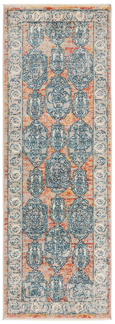 Brick Red 2' x 5' 11 Lola Runner Area Rug Polypropylene With Jute Backing Traditional Pattern Easy Clean Carpet for Home Interior Design for Sale at Rug Engine