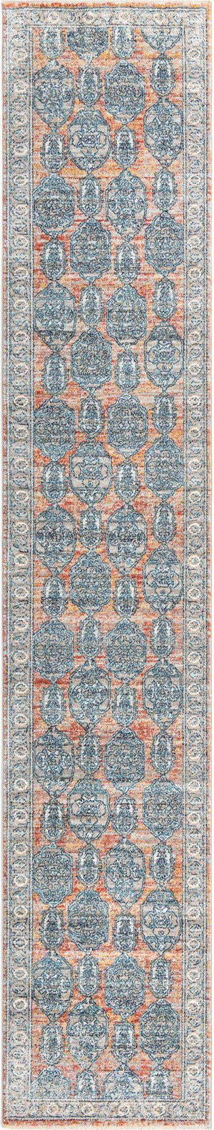 Brick Red 2' 11 x 16' 5 Lola Runner Area Rug Polypropylene With Jute Backing Traditional Pattern Easy Clean Carpet for Home Interior Design for Sale at Rug Engine