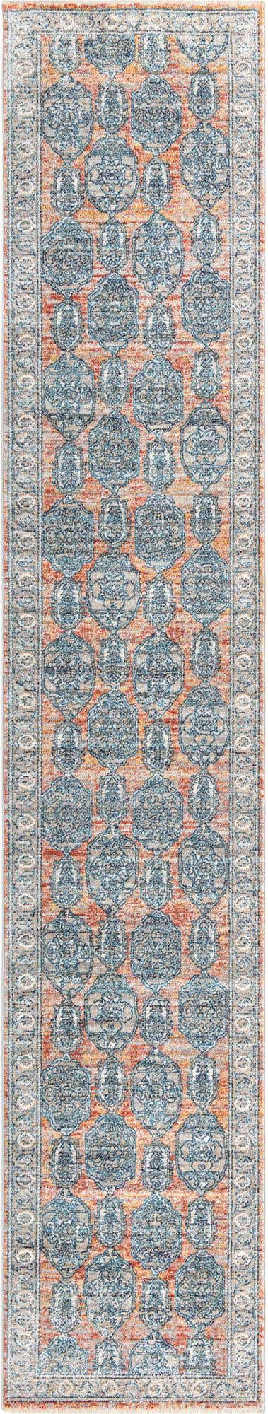 Brick Red 2' 11 x 16' 5 Lola Runner Area Rug Polypropylene With Jute Backing Traditional Pattern Easy Clean Carpet for Home Interior Design for Sale at Rug Engine