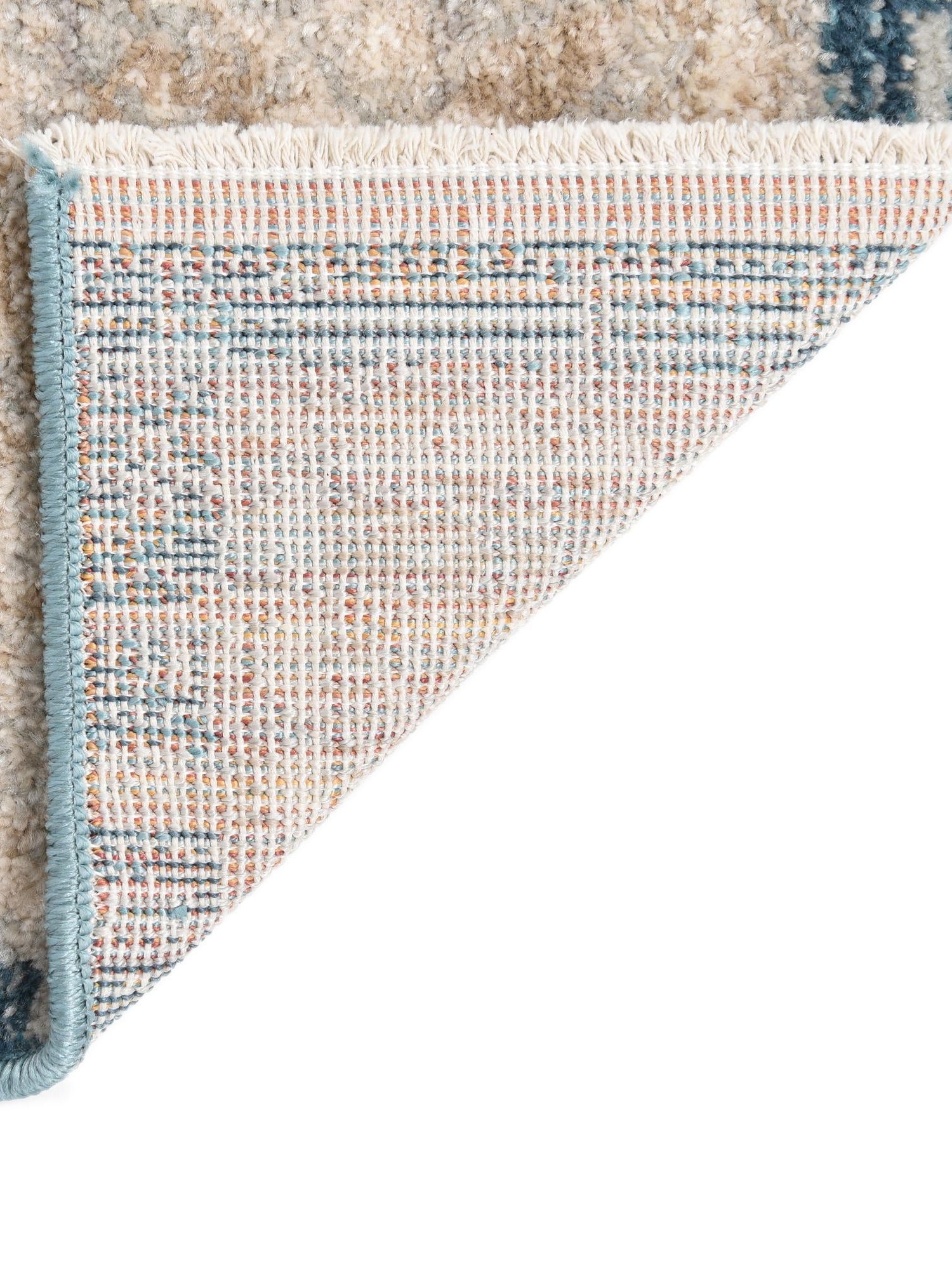 Blue 2' 11 x 5' 3 Lola Rectangle Area Rug Polypropylene With Jute Backing Traditional Pattern Easy Clean Carpet for Home Interior Design for Sale at Rug Engine