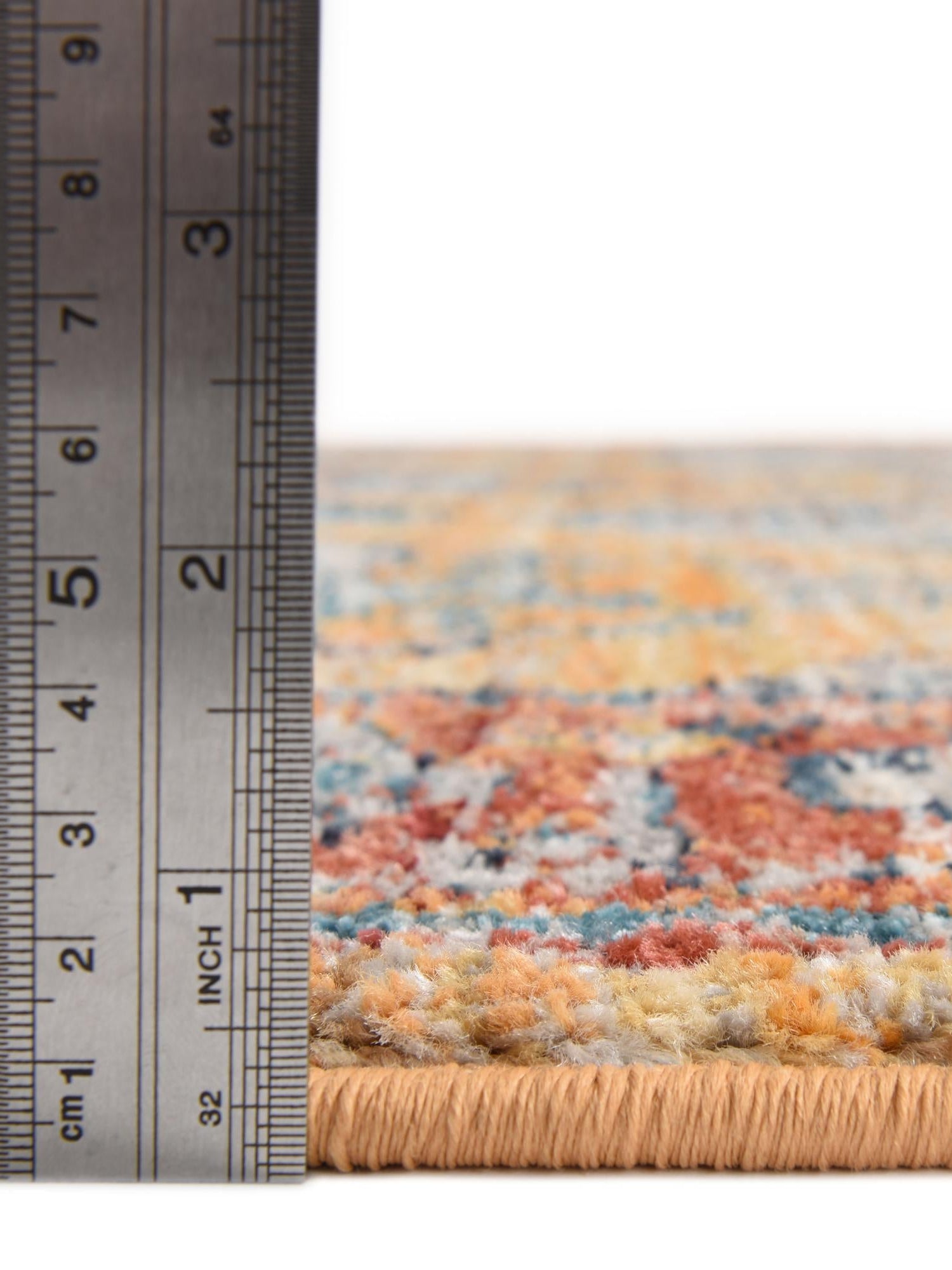 Yellow 3' 11 x 5' 11 Lola Rectangle Area Rug Polypropylene With Jute Backing Traditional Pattern Easy Clean Carpet for Home Interior Design for Sale at Rug Engine