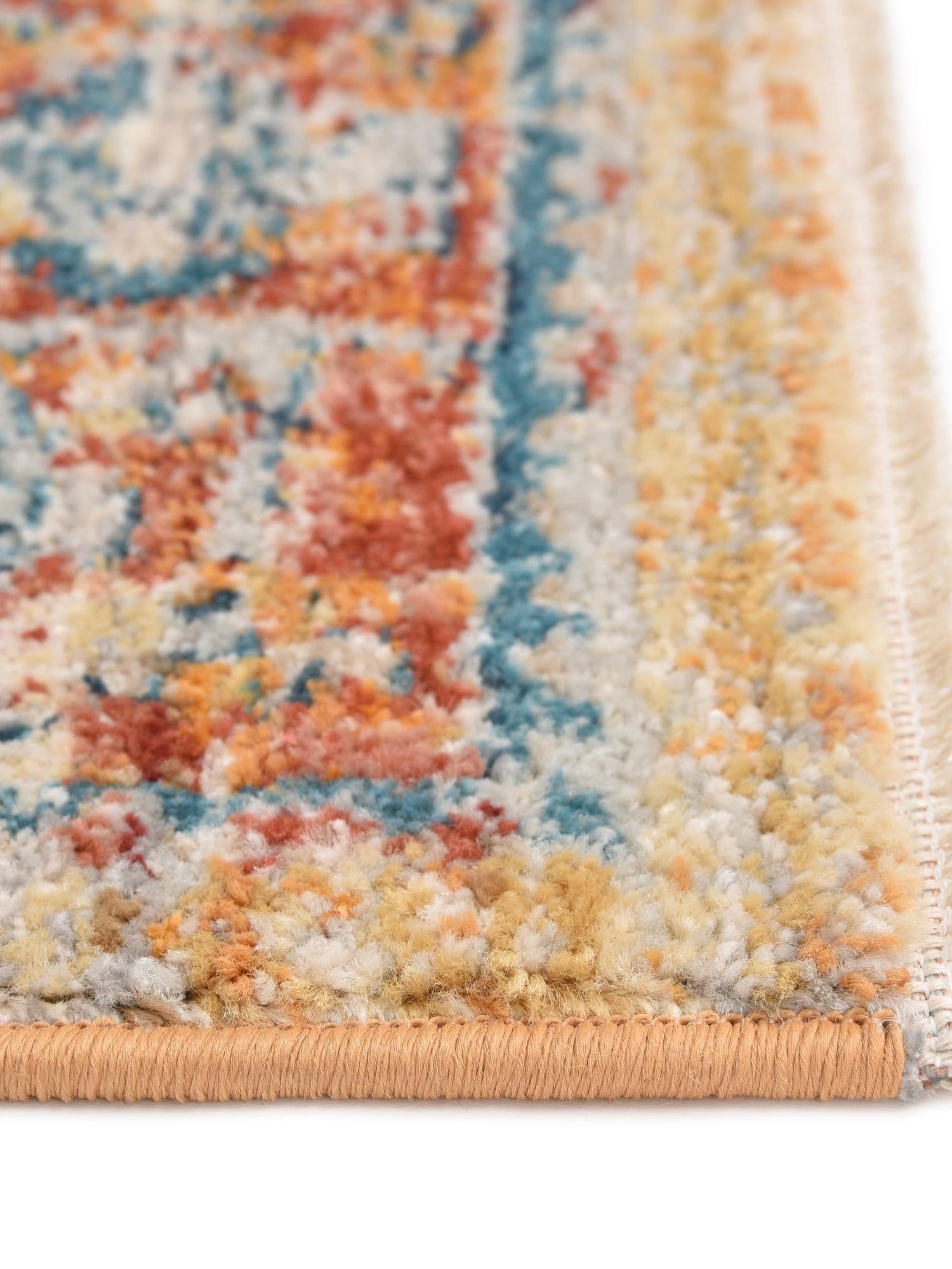 Yellow 7' 10 x 10' 2 Lola Rectangle Area Rug Polypropylene With Jute Backing Traditional Pattern Easy Clean Carpet for Home Interior Design for Sale at Rug Engine