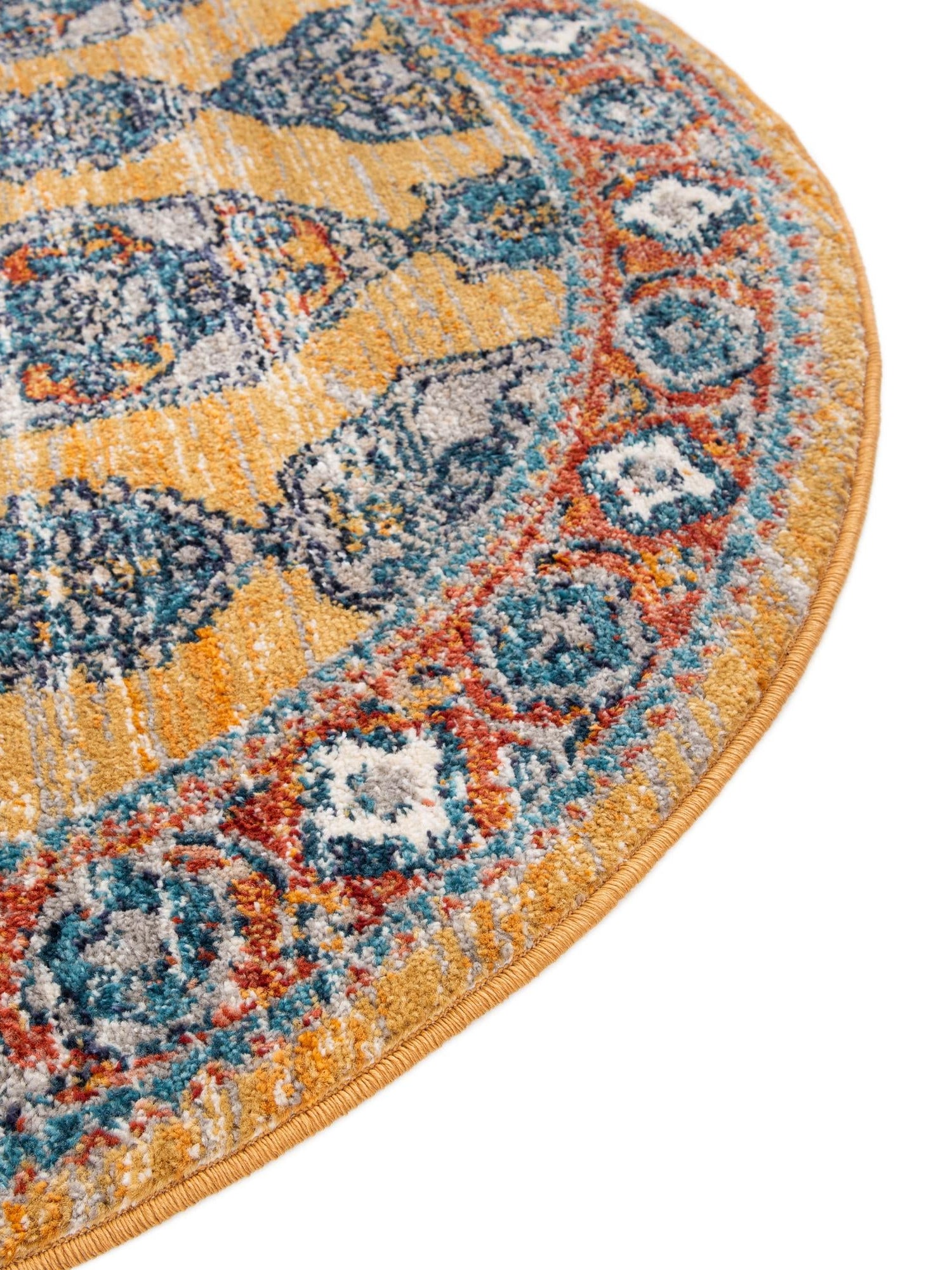 Yellow 7' 10 x 10' 2 Lola Oval Area Rug Polypropylene With Jute Backing Traditional Pattern Easy Clean Carpet for Home Interior Design for Sale at Rug Engine