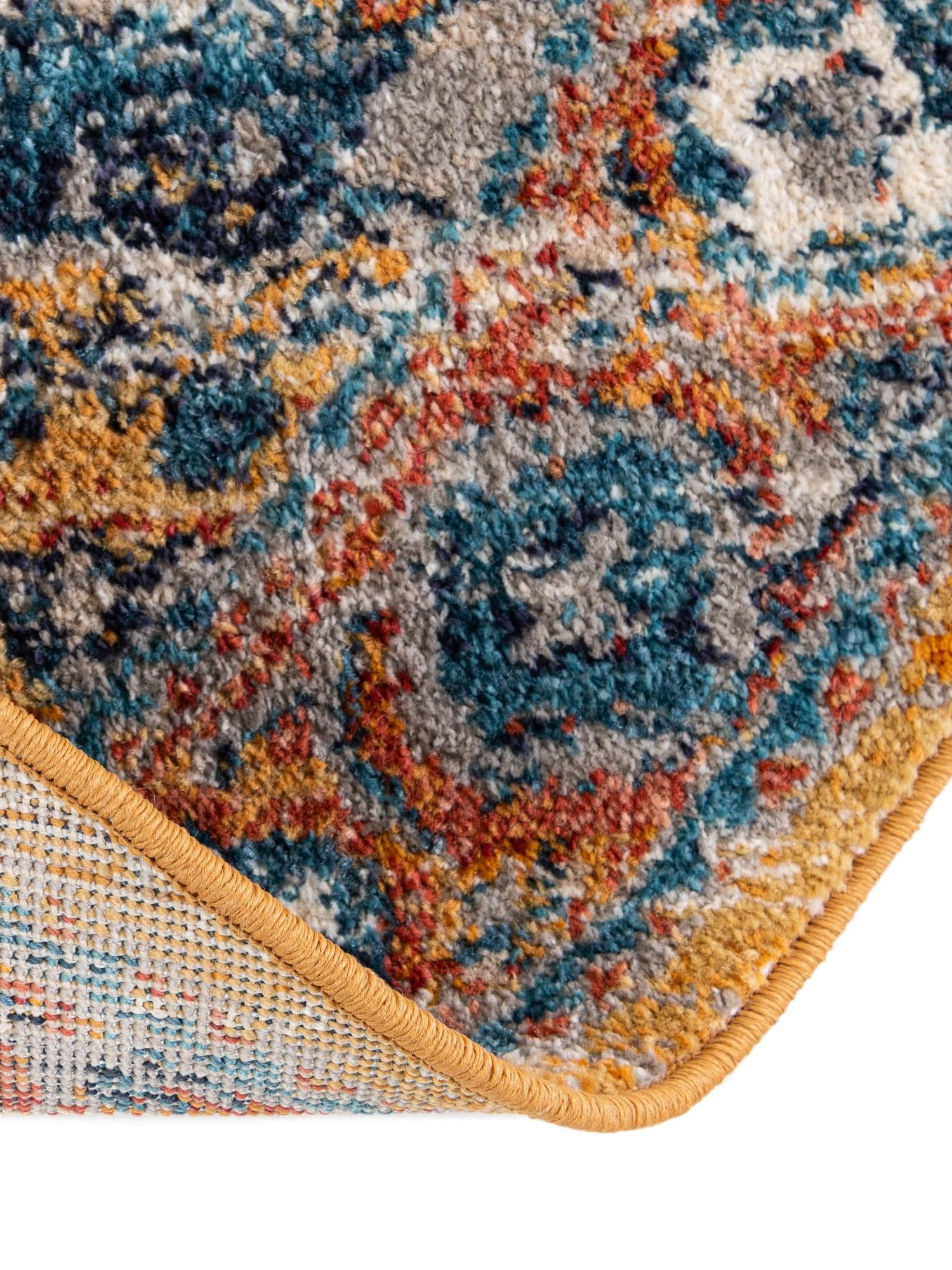 Yellow 7' 10 x 10' 2 Lola Oval Area Rug Polypropylene With Jute Backing Traditional Pattern Easy Clean Carpet for Home Interior Design for Sale at Rug Engine