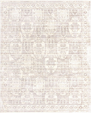 Gray 7' 10 x 10' 2 Lola Rectangle Area Rug Polypropylene With Jute Backing Traditional Pattern Easy Clean Carpet for Home Interior Design for Sale at Rug Engine