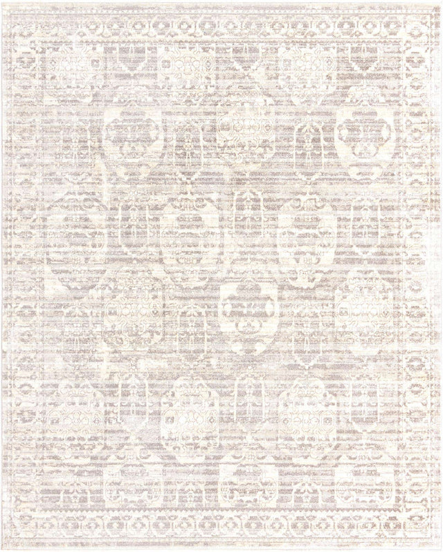 Gray 7' 10 x 10' 2 Lola Rectangle Area Rug Polypropylene With Jute Backing Traditional Pattern Easy Clean Carpet for Home Interior Design for Sale at Rug Engine