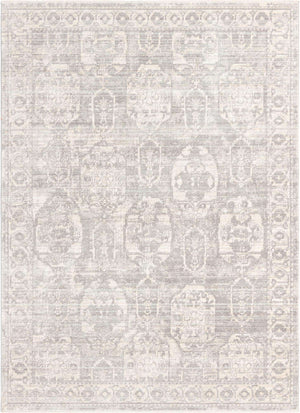 Gray 7' x 10' 2 Lola Rectangle Area Rug Polypropylene With Jute Backing Traditional Pattern Easy Clean Carpet for Home Interior Design for Sale at Rug Engine