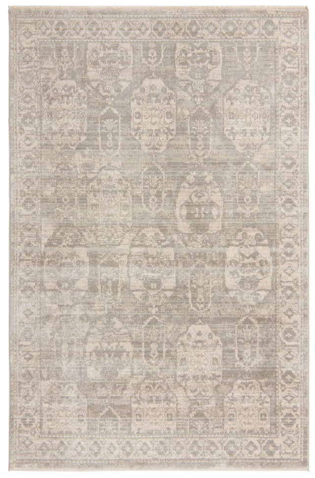 Gray 6' x 9' 2 Lola Rectangle Area Rug Polypropylene With Jute Backing Traditional Pattern Easy Clean Carpet for Home Interior Design for Sale at Rug Engine