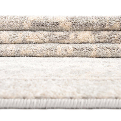 Gray 3' 11 x 3' 11 Lola Octagon Area Rug Polypropylene With Jute Backing Traditional Pattern Easy Clean Carpet for Home Interior Design for Sale at Rug Engine