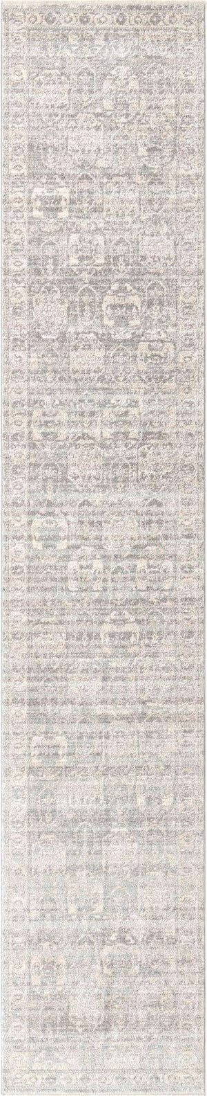 Gray 2' 11 x 16' 5 Lola Runner Area Rug Polypropylene With Jute Backing Traditional Pattern Easy Clean Carpet for Home Interior Design for Sale at Rug Engine