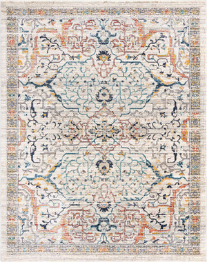 Ivory 7' 10 x 10' 2 Lola Rectangle Area Rug Polypropylene With Jute Backing Traditional Pattern Easy Clean Carpet for Home Interior Design for Sale at Rug Engine