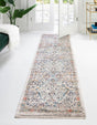 Ivory 2' 7 x 10' 2 Lola Runner Area Rug Polypropylene With Jute Backing Traditional Pattern Easy Clean Carpet for Home Interior Design for Sale at Rug Engine