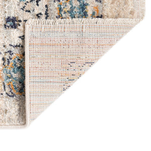 Ivory 2' x 13' Lola Runner Area Rug Polypropylene With Jute Backing Traditional Pattern Easy Clean Carpet for Home Interior Design for Sale at Rug Engine