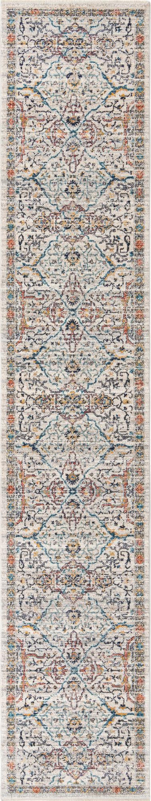 Ivory 2' 11 x 16' 5 Lola Runner Area Rug Polypropylene With Jute Backing Traditional Pattern Easy Clean Carpet for Home Interior Design for Sale at Rug Engine
