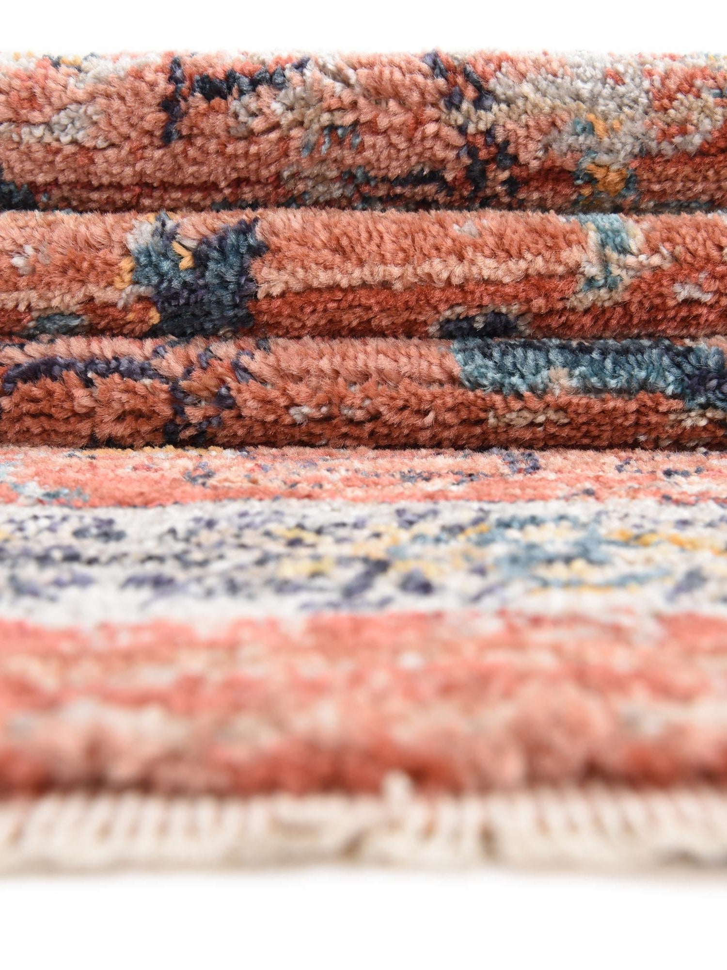 Brick Red 5' 3 x 8' Lola Rectangle Area Rug Polypropylene With Jute Backing Traditional Pattern Easy Clean Carpet for Home Interior Design for Sale at Rug Engine